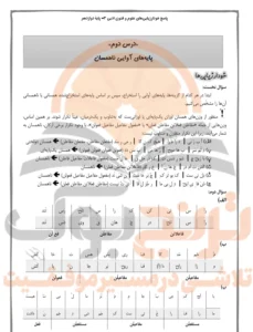 گام به گام علوم و فنون ادبی دوازدهم