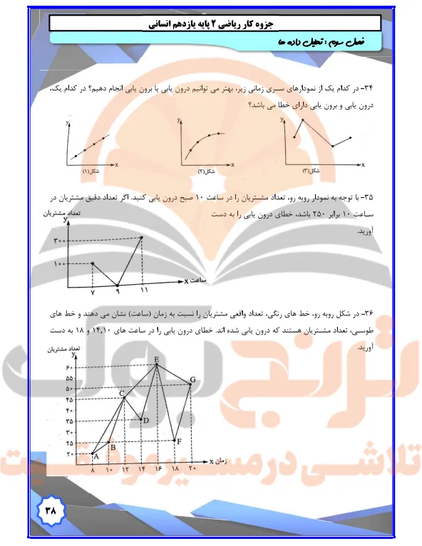 جزوه ریاضی و آمار یازدهم انسانی