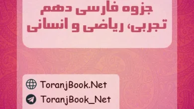 جزوه فارسی دهم تجربی، ریاضی و انسانی