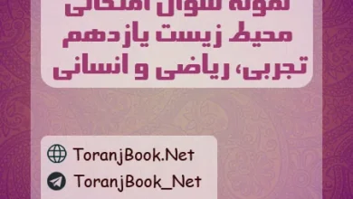 نمونه سوالات امتحانی انسان و محیط زیست یازدهم تجربی، ریاضی و انسانی