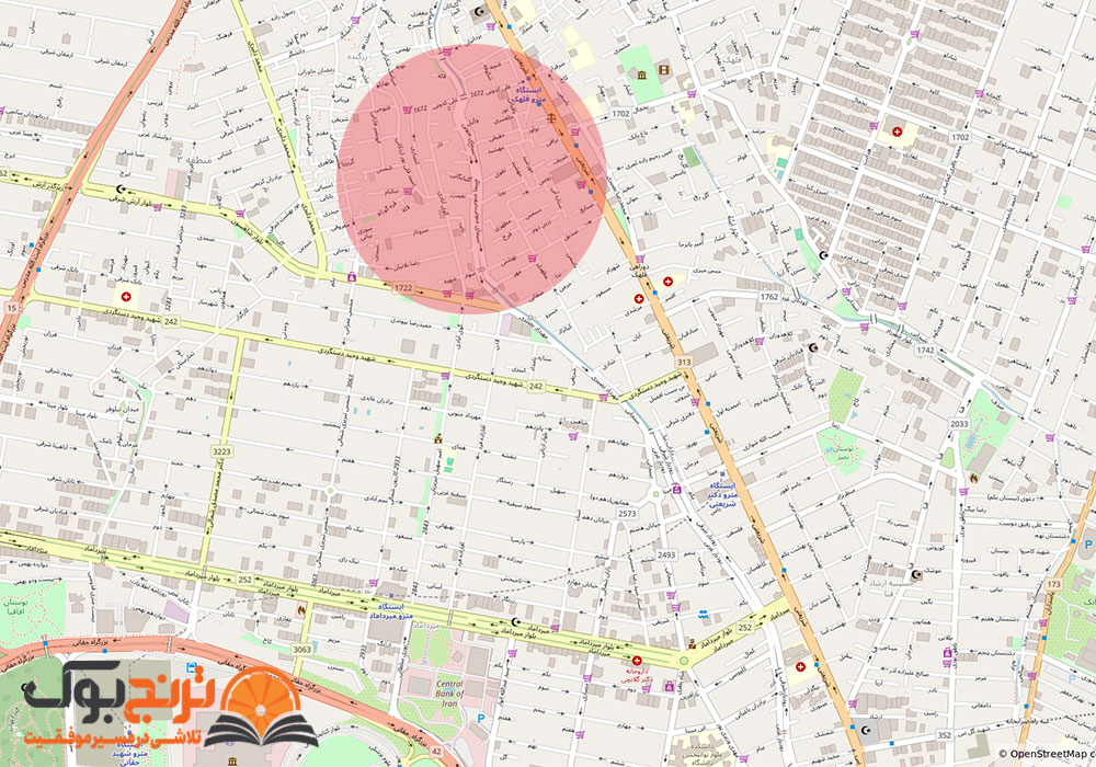 لوکیشن پانسیون مطالعاتی دخترانه پسرانه شمال تهران