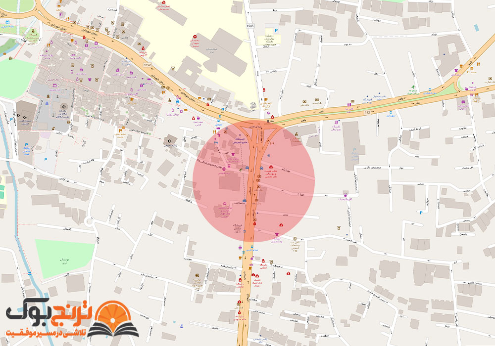 لوکیشن پانسیون مطالعاتی پسرانه شمال تهران