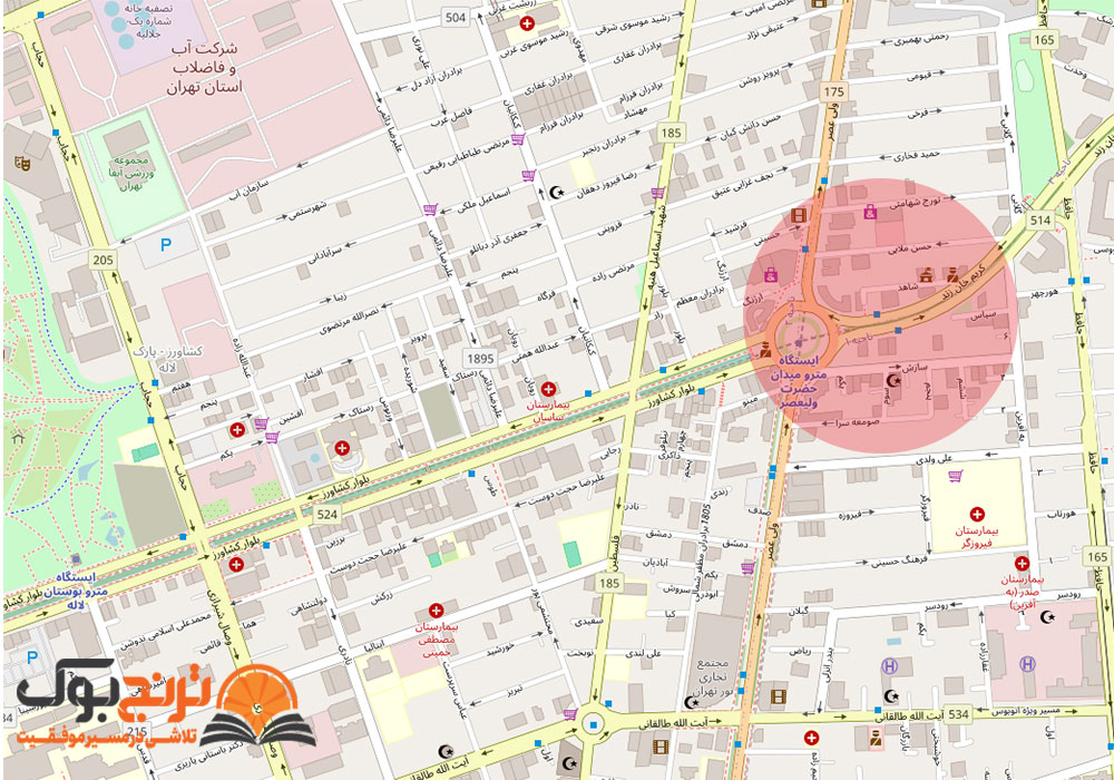 لوکیشن پانسون مطالعاتی پسرانه مرکز تهران