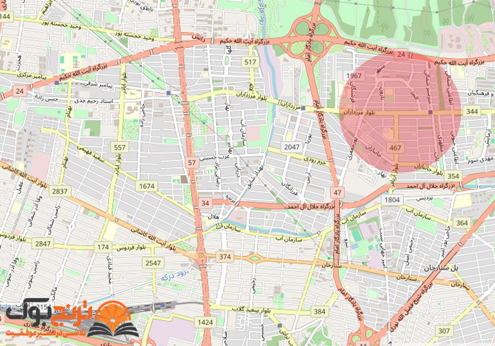 لوکیشن پانسون مطالعاتی دخترانه مرزداران تهران